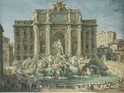 Giovanni Paolo Pannini Fountain of Trevi, Rome Spain oil painting artist